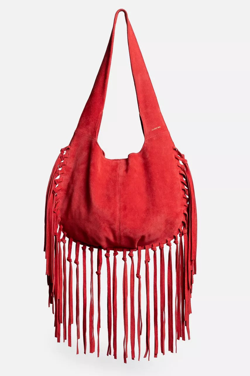 WESTERN ITALIAN SUEDE FRINGE BAG