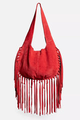 WESTERN ITALIAN SUEDE FRINGE BAG
