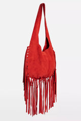 WESTERN ITALIAN SUEDE FRINGE BAG