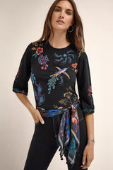 MIDNIGHT SILK SCARF