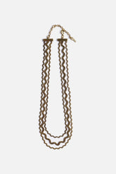 RIC RAC TRIPLE STRAND NECKLACE