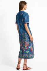 HENLEY COLLARED DRESS