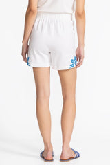 FRENCH TERRY PLEATED SHORT
