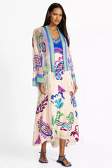SUNSET FRINGE KIMONO