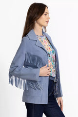 ITALIAN SUEDE FRINGE JACKET