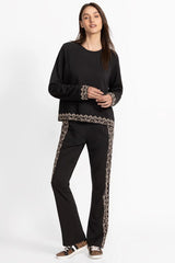 BEE ACTIVE LONG SLEEVE CREW PULLOVER TEE
