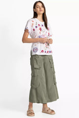 SIDE SLIT DOLMAN TEE