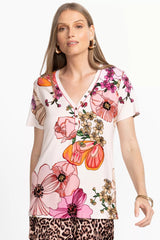 THE JANIE FAVORITE SHORT SLEEVE HENLEY TEE