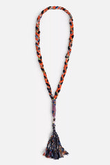 BRAIDED CRYSTAL NECKLACE