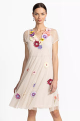 MARSHA DOT MESH DRESS