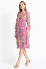 MAZZY ARCHING RUFFLES DRESS
