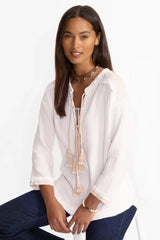 GHENAR GAUZE TOP