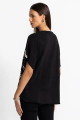 FRENCH TERRY PONCHO