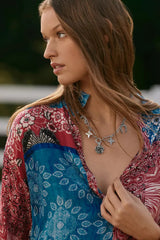 WESTERN ROSE CHARM NECKLACE