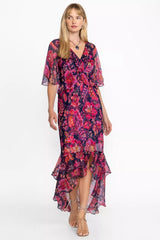LUXEE RUFFLE MAXI DRESS