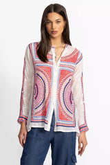 THE AUDREY MANDARIN COLLAR SHIRT
