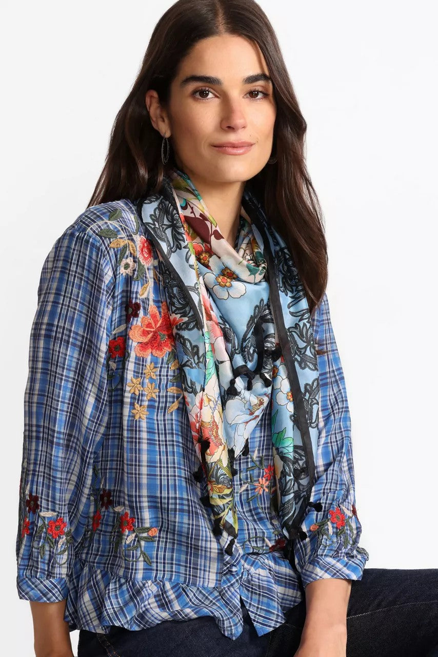 LEWISIA SILK SCARF