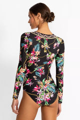 MILLER RUCHED WRAP SURF ONE PIECE