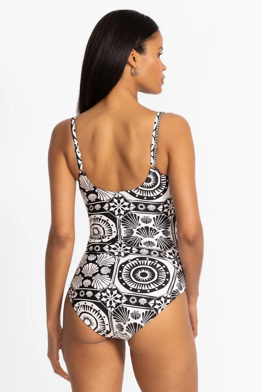 MARYSOL SWEETHEART RUCHED ONE PIECE