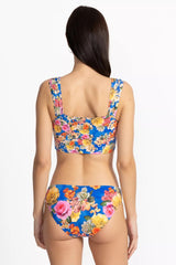 PAULINE RUCHED CROP BIKINI TOP