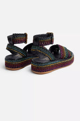 RAFFIA SANDAL