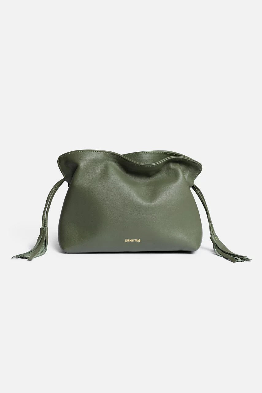 CINCH POUCH ITALIAN LEATHER CROSSBODY