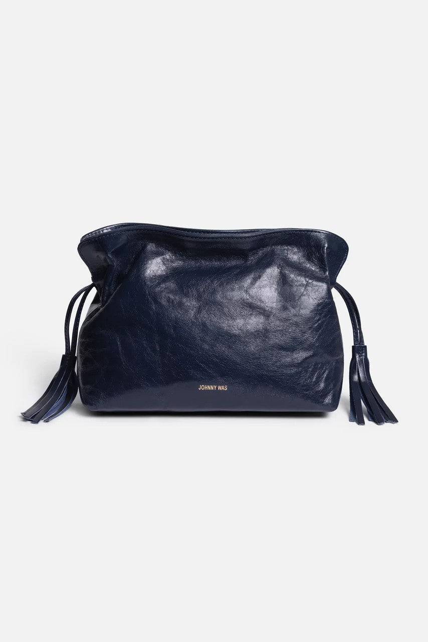 CINCH POUCH ITALIAN LEATHER CROSSBODY
