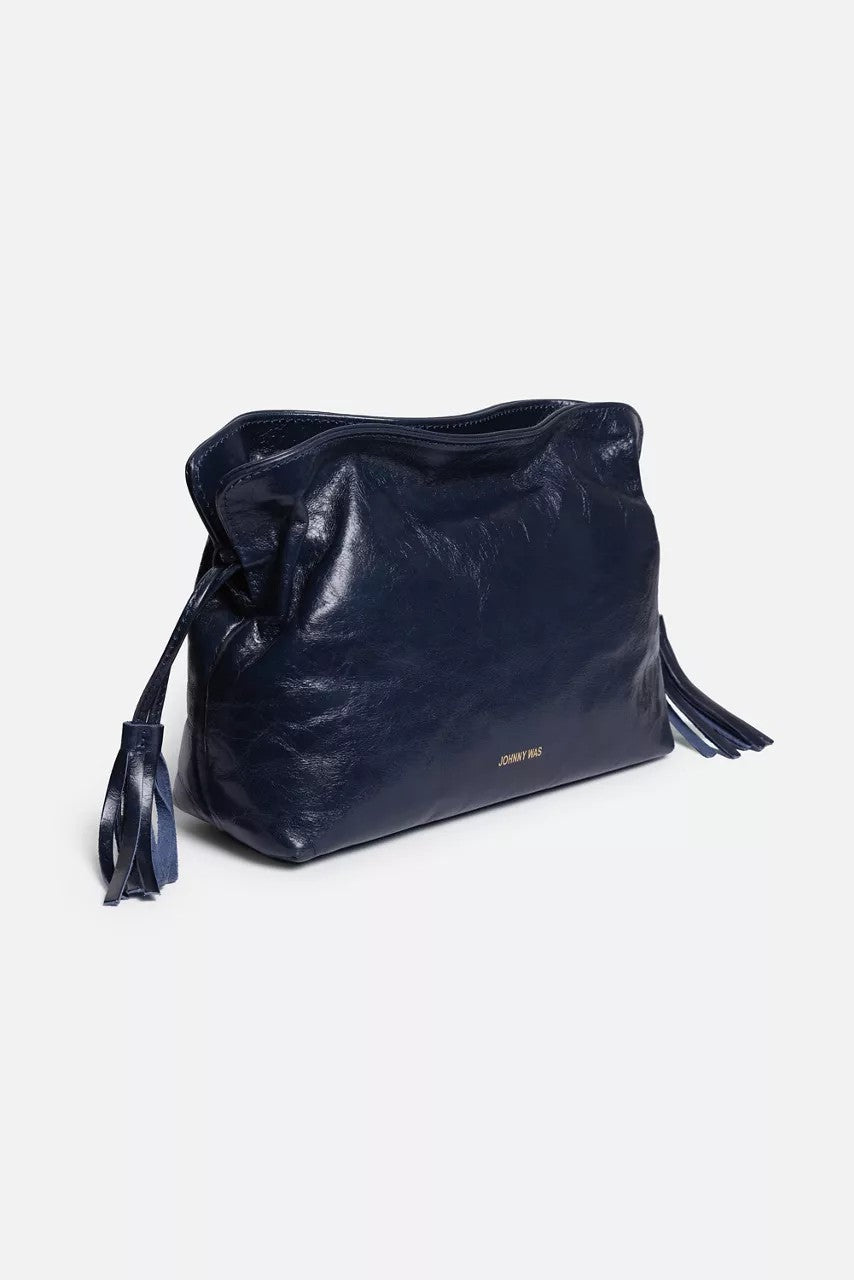 CINCH POUCH ITALIAN LEATHER CROSSBODY