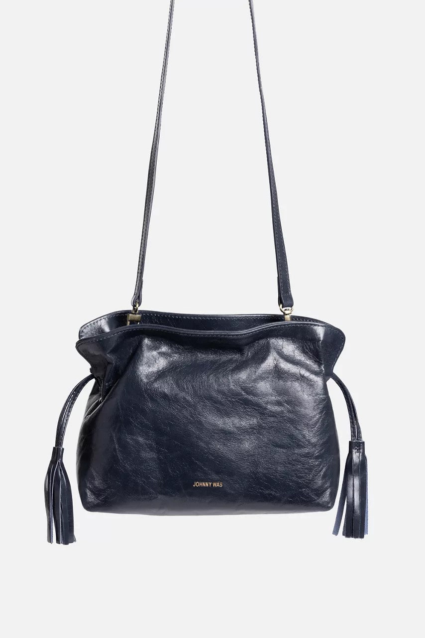 CINCH POUCH ITALIAN LEATHER CROSSBODY