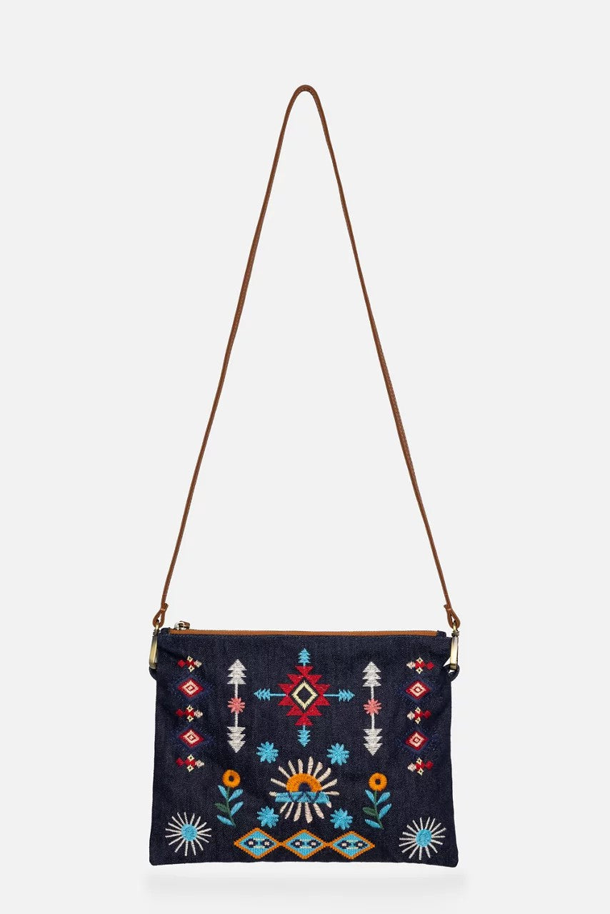 DENIM CROSSBODY BAG