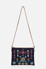 DENIM CROSSBODY BAG