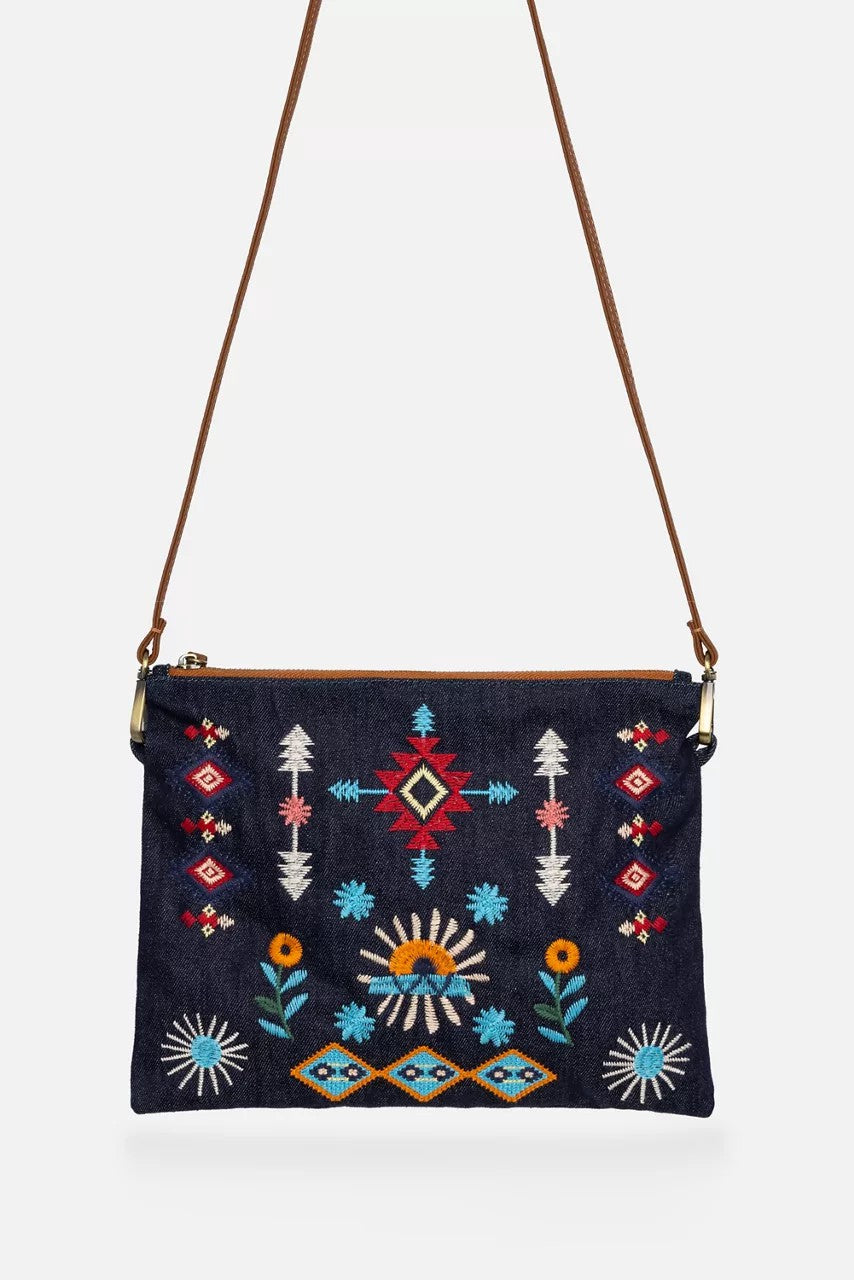 DENIM CROSSBODY BAG