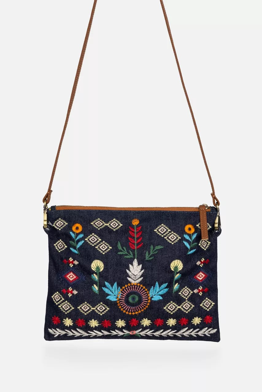 DENIM CROSSBODY BAG