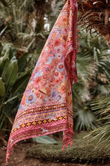 SAGE PINK SILK SCARF