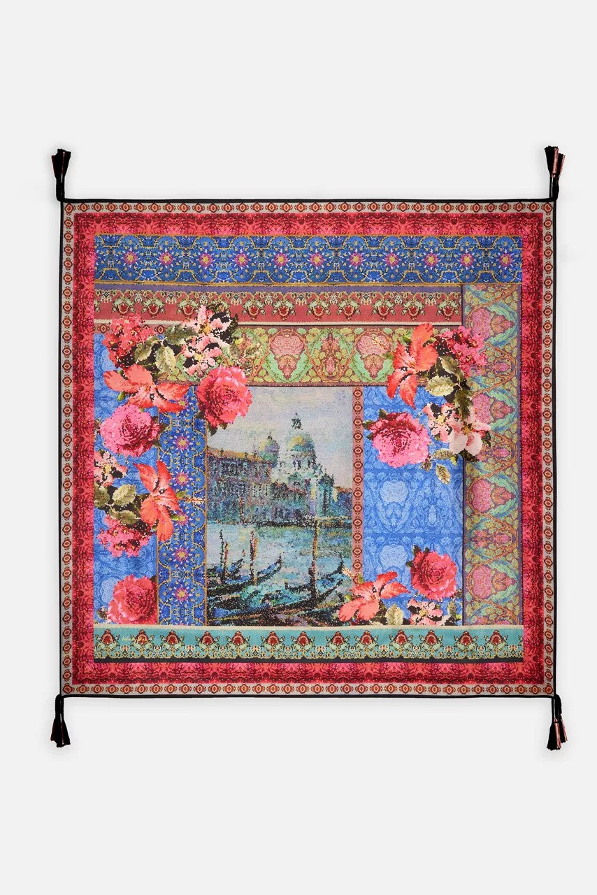 GRAND CANEL SILK SCARF