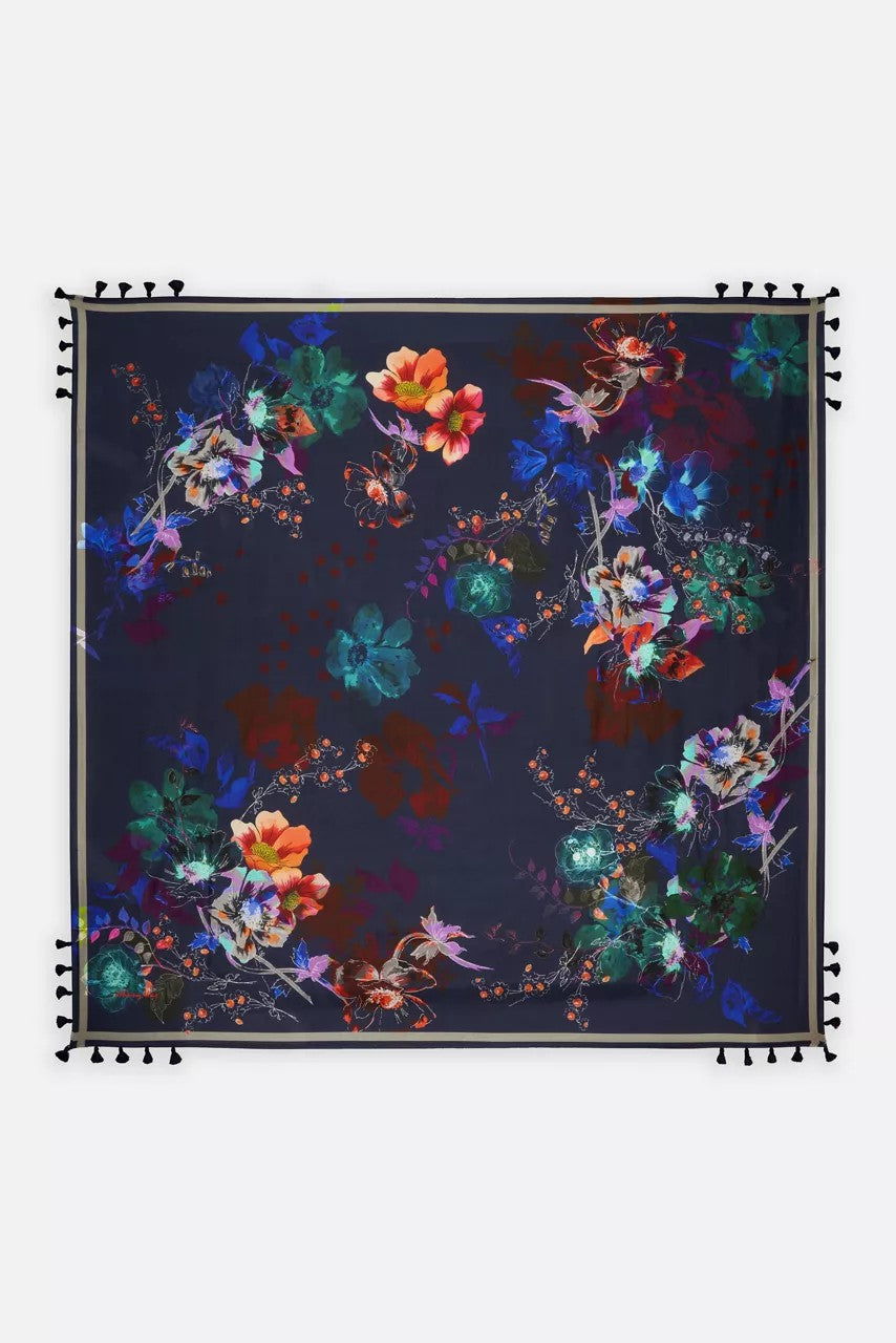 MIDNIGHT SILK SCARF
