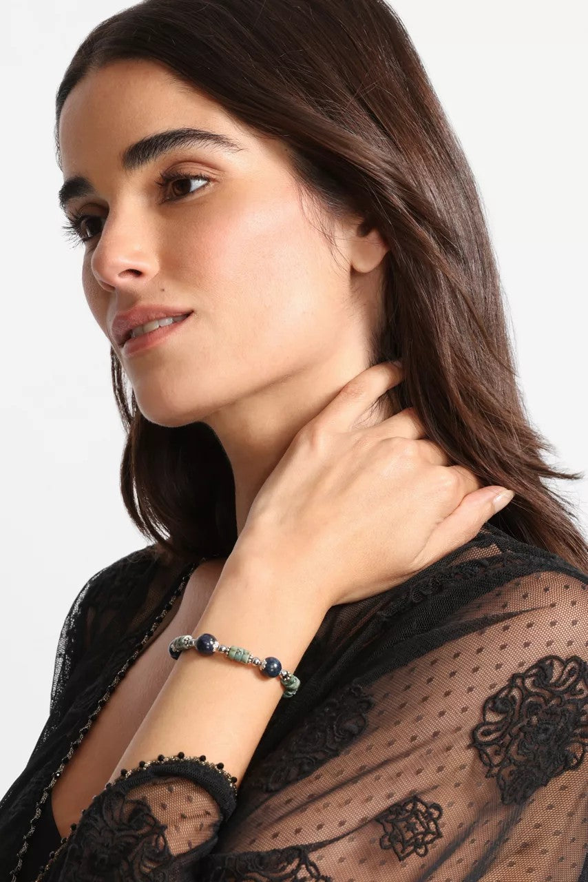 EARTH ORBIT BEADED BRACELET
