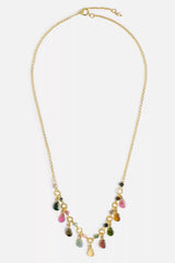 COLORFUL ARRAY WATERFALL NECKLACE