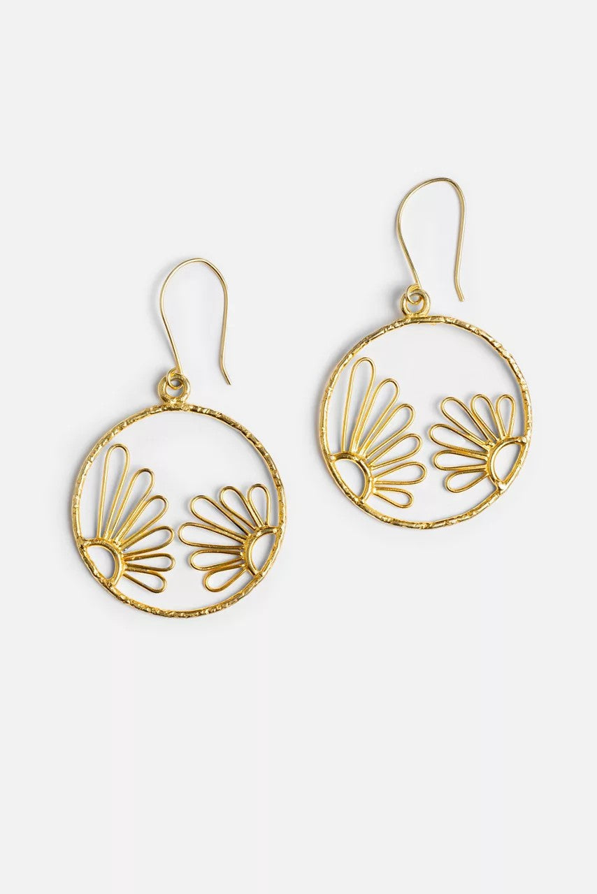 IN FOCUS FLOWER EARRINGS