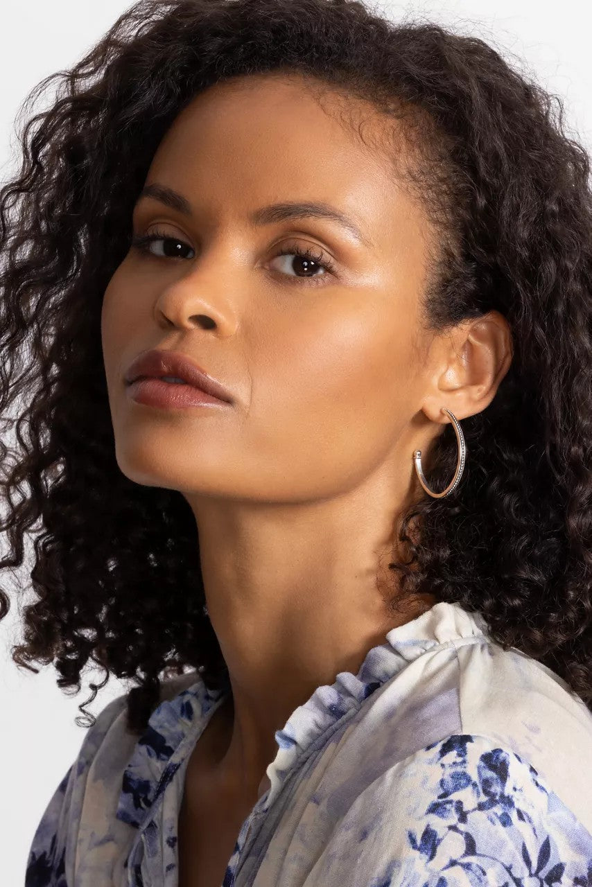 JAWAN CURVES HOOP EARRINGS