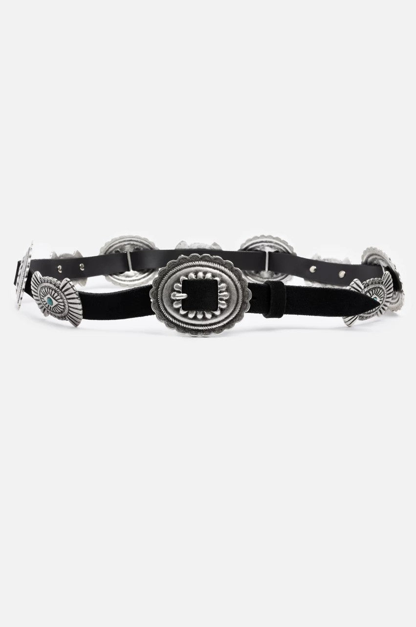 Sole Italian Leather Conch Belt
