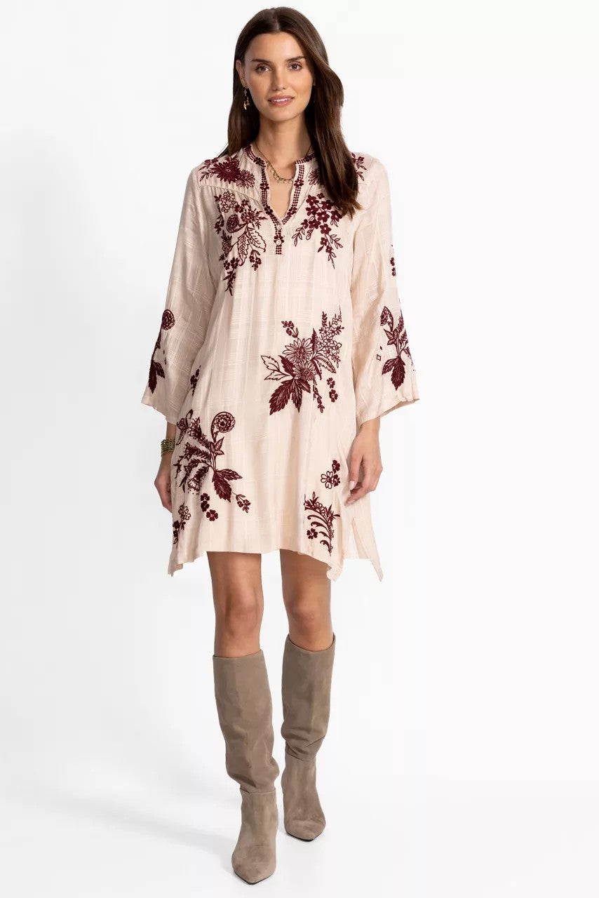 WESTERN PIPED YOKE DRESS
