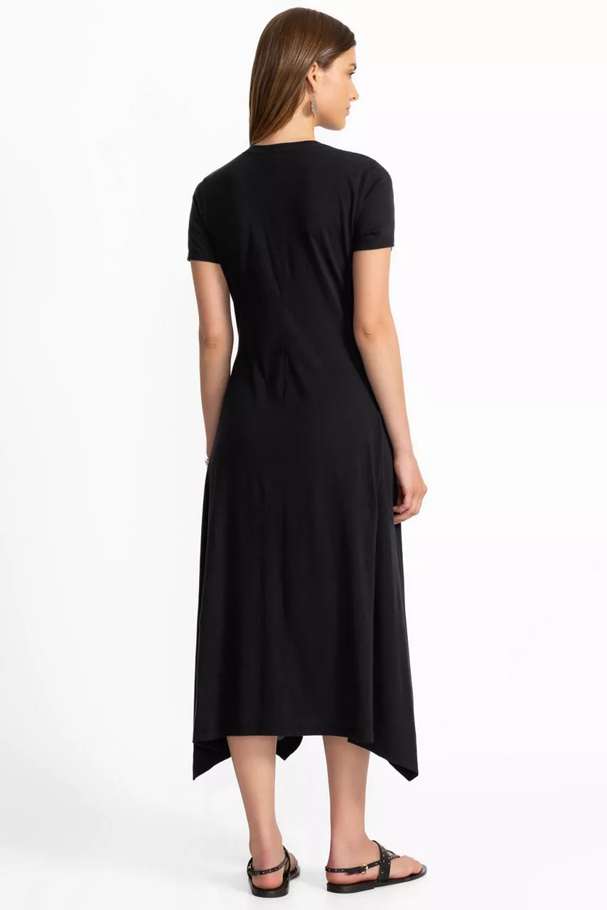 HANDKERCHIEF HEM KNIT DRESS