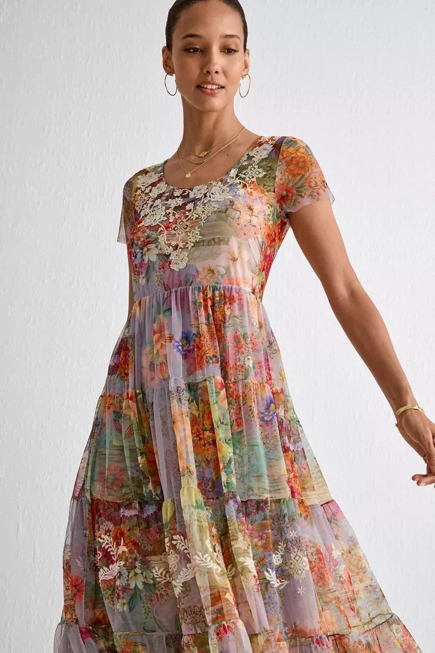 YASMINE MESH DRESS