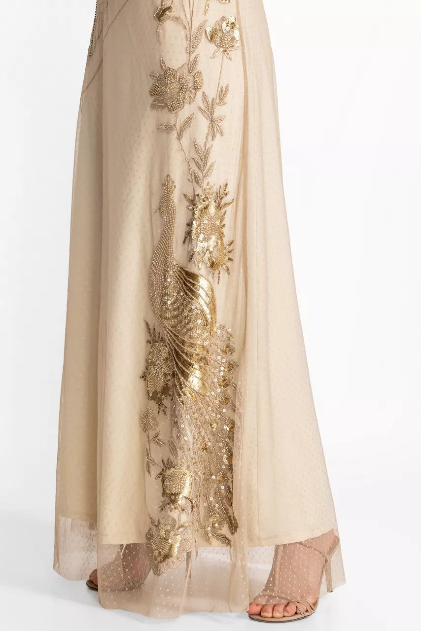 AMERYS SEQUIN MESH DRESS