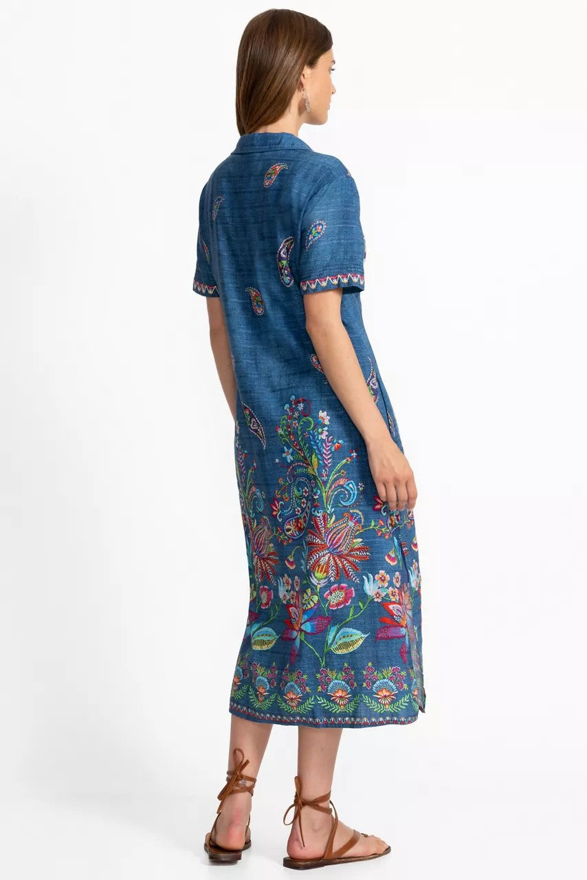HENLEY COLLARED DRESS