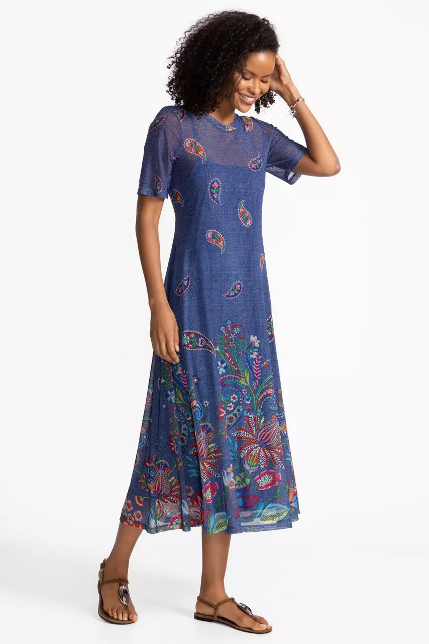 CARLIE MESH TEE DRESS