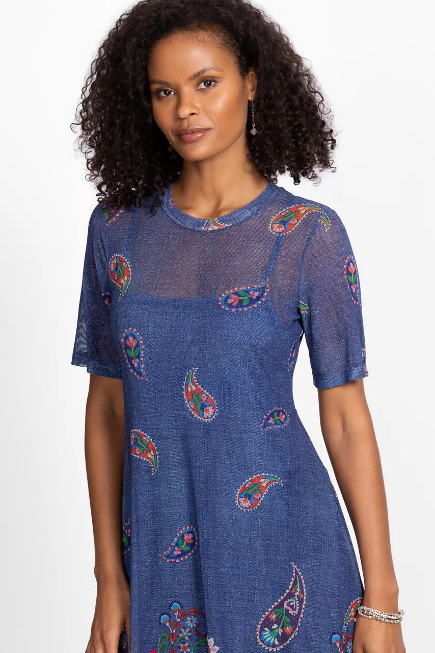 CARLIE MESH TEE DRESS