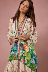 SHAE PRINTED KIMONO