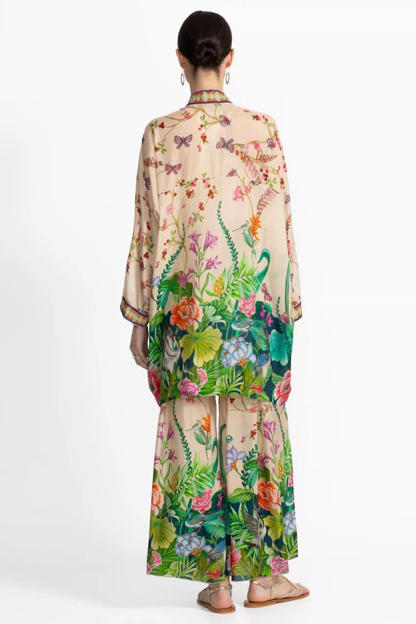SHAE PRINTED KIMONO